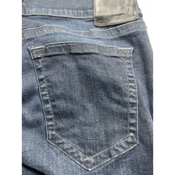 True Religion Jeans Mens 40 Blue Geno Relaxed Slim Stretch Denim Casual Everyday - Picture 14 of 15